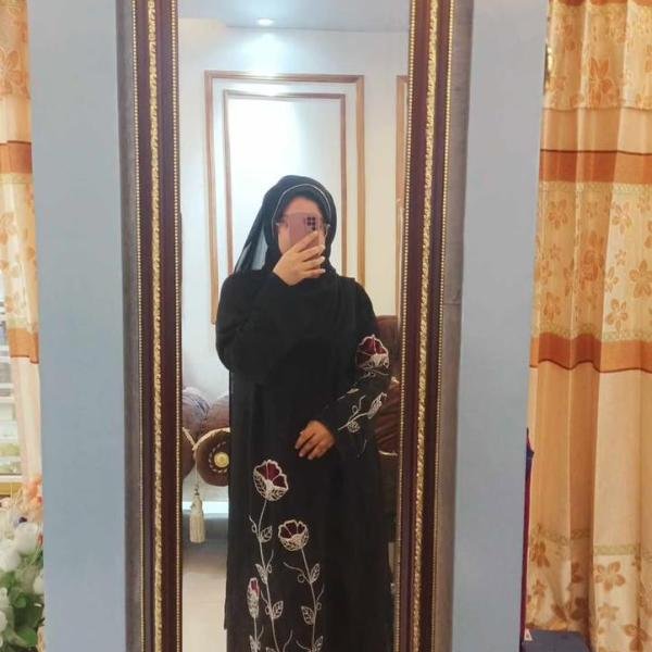 Floral Handcraft abaya 🌺